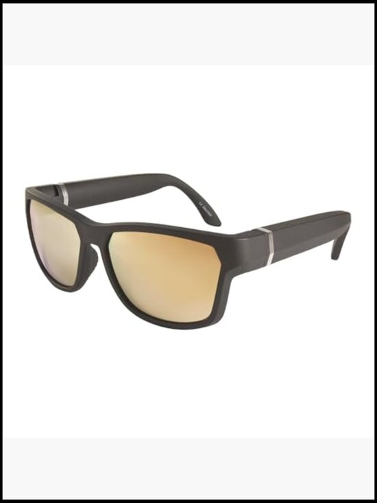 Polarized Sunglasses with Hidden Storage - Square Plastic Frame main image 4